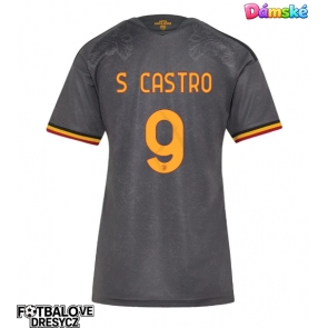 AS Roma Santiago Castro #9 Dámské Alternativní Dres 2026-27 Krátký Rukáv AS Roma Santiago Castro #9 Dámské Alternativní Dres 2026-27 Krátký Rukáv